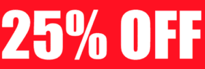 25% off