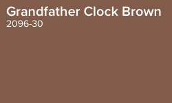 grandfather clock brown