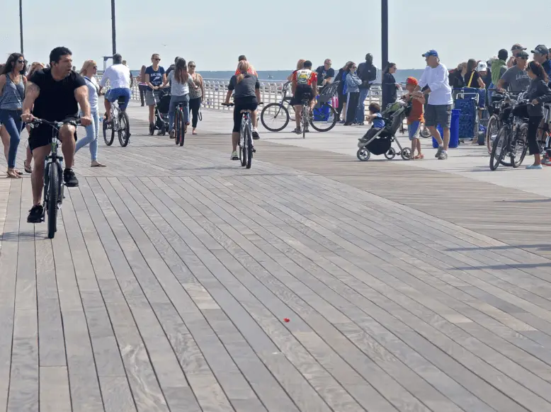 Ipé wood on the NJ boardwalk. Photo: NY Patch