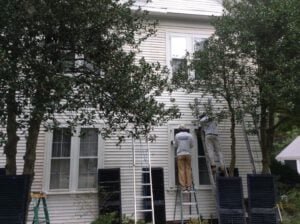 Exterior Painting Residential Home Corner Center 6A Yarmouth port