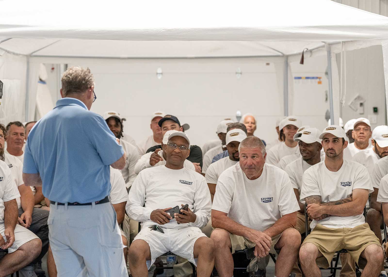 Sheldon addresses employees