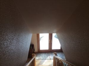 Wallpaper Stairway Before Removal Eastham